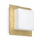 Besa Lighting Alex Mini Sconce, Opal/Gold Foil, Chrome Finish, 1x50W Halogen 1WS-7735GF-CR - alternate 1